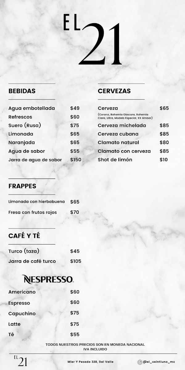Restaurante El Veintiuno Menu - Image 5
